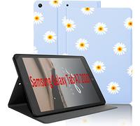 Yoedge Custodia per Samsung Galaxy Tab A7 10,4 Pollici 2020 Tablet,Soft TPU Ultra Sottile Smart Cover in PU Pelle Flip con Funzione Stand Protettiva Case per Galaxy Tab A7 10,4 Pollici 2020,Margherita