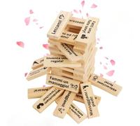 Yoedge Italiano Gioco Super Naughty Block Tower-48 pezzi Giochi di Torre Della Lussuria,Erotiici Coppie per Adulti,Giochi hot per coppie adulti,Torre a Blocchi di Coppia