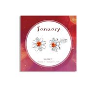 YOEE Orecchini a perno da donna, placcati in argento Sterling, con margherita arancione, viola, giallo, blu, rosa, verde, idea regalo per mamma, sorella, fidanzata, nonna, Zirconia cubica