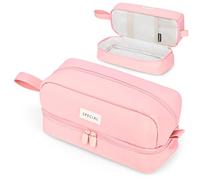 Yoeege Astuccio Scuola Elementare e Media, Grande Portamatite Espandibile per Studenti, Ragazze, Ragazzi, Donne, Rosa, U49YX003I