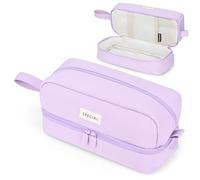 Yoeege Astuccio Scuola Elementare, Grande Astuccio Scuola Media, Astuccio Scuola Elementare Bambina, Astuccio Portamatite Espandibile per Studenti Ragazze Ragazzi Donne,Viola, U49YX003P