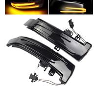 Yoegerery 2 pezzi indicatori di direzione dinamici a LED nello specchietto retrovisore per Benz W176 W246 W212 W204 CLA C117 GLA GLK W221 CLS W218 (Nero)