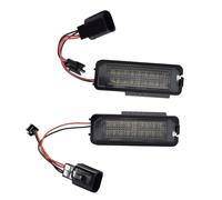 Yoegerery 2 PZ LED Licenza Numero Targa Luce Per Passat Polo B6 CC Eos Golf 4 5 6 7 MK7 12V Luci Targa per Auto