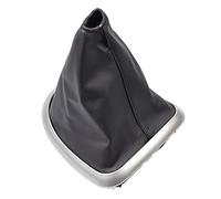 Yoegerery Copertura in pelle per pomello del cambio per Nissan Qashqai I II J10 X-Trail Dualis Juke 2006-2013 (cuffia del cambio)