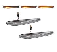 Yoegerery Indicatore di direzione laterale dinamico a LED Ambra Super Bright Canbus Ripetitore sequenziale Luci per Alfa Romeo 159/159 Sportwagon/Boera/Spider tipo 939 (trasparente)