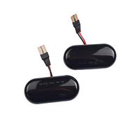 Yoegerery Indicatore laterale dinamico a LED Ambra Super Bright Canbus Ripetitore Luci sequenziali per N-issan Qashqai J10 Micra Tiida C11 Terrano III R51 Versa Xterr Note NP30 (Nero)