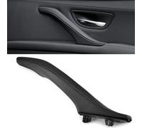 Yoegerery Maniglia in pelle nera per porta laterale serie B-MW 5, maniglia di ricambio per porta interna passeggero lato sinistro e destro, per B-MW F10 F11 F18 520 523 525 528 530 535 2010-2017
