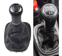 Yoegerery Pomello del cambio cromato a R5 R6 marce per O-pel Corsa D 2006 2007 2008 2009 2010-2014 (set a 5 velocità)
