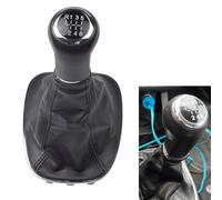 Yoegerery Pomello del cambio cromato a R5 R6 marce per O-pel Corsa D 2006 2007 2008 2009 2010-2014 (set a 6 velocità)