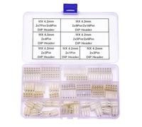 Yoeruyo Mini-Fit Jr 4,2 mm DIP Header compatibile con kit connettore Molex, MX4.2 Dual Row 2 * 2/3/4/5/6/7/8/9/10/12P 5557 DIP Header foro passante superiore tipo intestazione verticale