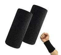 Yoezuo Polsino Sportivo Elastici, Fasce da Polso Bande, Sport Sweatband Uomo Donna, Morbido Addensato per Basket Palestra fitness Ginnastica Tennis, 15X8cm