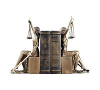 Yofab Arredamento per cubicoli da ufficio Statuetta fermalibri della dea statua giustizia, ideale for la scultura del giudice avvocato Centrotavola da salotto