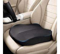 YOFAB Cuscino per Sedile Auto per Buick Park Avenue/Skylark/Electra, Cuscino Auto Guidatore Ergonomico, Cuscino Seduta in Memory Foam per Auto, Camion, Sedie da Ufficio,A Black