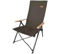 Yofab Sedia da campeggio pieghevole con schienale alto, sedia da campeggio leggera, da picnic, con braccioli, design compatto, con borsa per il trasporto, per regali di pesca all'aperto (Gr n, 1 pezzo