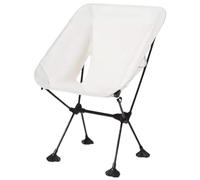 Yofab Sedia da campeggio pieghevole pieghevole in alluminio, per picnic, per adulti, struttura compatta, ampia seduta con borsa per il trasporto, idea regalo portatile per pesca (bianco sporco)