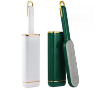 YOFAPA 2 spazzole per pelucchi per vestiti, rimuovi peli di animali domestici su entrambi i lati, con custodie autopulenti, portatili, riutilizzabili, per vestiti, divani, sedili auto, mobili