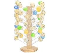YOFAPA Wooden Cake Pop Stand with 60 Holes, Wood Lollipop Tree Candy Holder Table Display, decorazione Dessert Stand for Wedding Children Birthday Party for Bakery Cake Shop
