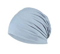 YOFASEN Berretto Slouchy - Cappello in Cotone Chemio Cancro Cappuccio per Dormire Cappuccio Turbante Copricapo Elastico Musulmano per Donna Uomo, Grigio Chiaro, Taglia Unica