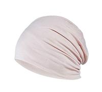 YOFASEN Berretto Slouchy - Cappello in Cotone Chemio Cancro Cappuccio per Dormire Cappuccio Turbante Copricapo Elastico Musulmano per Donna Uomo, Beige, Taglia Unica