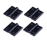 YOFASEN Cerniere Pieghevoli - 4PCS Cerniere per Porte Hardware per Porte Dell'armadio Domestico, In lega di Zinco, Nero, 50 * 50 * 6mm