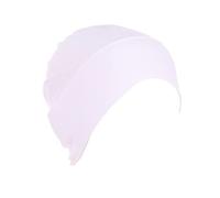 YOFASEN Hijab Musulmano Turbante Cappello Donna Bambù Indiano Tessuto Elasticizzato, Per La Chemioterapia Caduta Capell,Bianco
