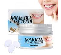 YOFDAL 1 Pezzi Otturazione Dentale Provvisoria, Protesi Dentale, 30ml Cemento per Denti, Granuli di Riparazione dei Denti Falsi Modellabili, Riparazione Denti Halloween Cosplay Protes