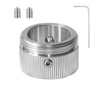 YOFDAL 1 Set adattatori per valvola di riscaldamento in acciaio inox 304, testa termostatica con le strisce, valvole termostatiche per termosifoni,adattatore RA su M30 x 15.
