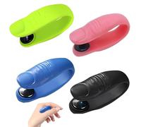 YOFDAL 4 Pezzi Clip Digitopressione, Massaggiatore per Dita,Braccialetto Portatile per Digitopressione, Per Mal Di Testa, Emicrania,Contro il Tic di Mangiarsi le Unghie