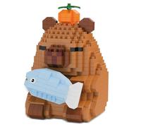 YOFDAL 456 Pezzi Capibara Mini Building Blocks Set, Mini Blocchi da Animali, Regali Fai Da Te Adatto Miniatura Building Block Block Model 3D Puzzle Giocattolo per Bambini Regalo Giocattoli per Bambini