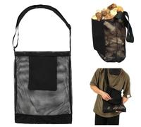 YOFDAL gerla per funghi Borsa per la Caccia Ai Funghi,Borsa per Il Cibo in Rete,Borsa per la Raccolta con Custodia in Rete di Grande capacità Tracolla Regolabile