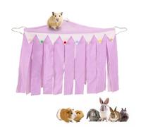 YOFDAL Nascondiglio per Piccolo Animali,Guinea Pig Hideout,Amaca per Criceti,Tenda per Criceti,Piccolo Animale Tenda,Accessori Porcellino d'india,Accessori per Criceti,Accessori per Gabbie(Purple)