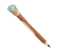 YOFDAL Penna a Sfera per Bambini, Matita a Forma di Ramo, Bacchetta Magica Decorativa in legno, Per Compleanni dei Bambini,Forniture Scolastiche (Fluorite Verde)
