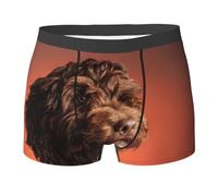 YOFIEN Adorabile Cane Cockapoo, Slip Boxer da Uomo Comodi e Morbidi, Elasticizzati per Uomo