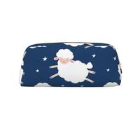 YOFIEN Astuccio portapenne per ragazze con motivo a pecorelle e cielo stellato, astuccio portapenne con cerniera