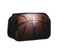 YOFIEN Astuccio portapenne portatile per arena da basket, organizer per cancelleria a doppio strato
