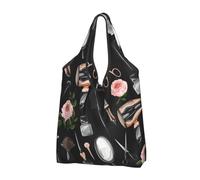 YOFIEN Borsa pieghevole per strumenti da parrucchiere, riutilizzabile, grande capacità, ideale per la spesa.