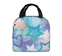 YOFIEN Borsa termica per il pranzo Rock Stars Flash, riutilizzabile e a prova di perdite