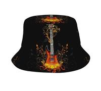 YOFIEN Cappello a Secchiello Magico a Forma di Chitarra per Uomo e Donna, Cappelli Estivi per Uomo e Donna