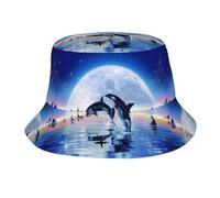 YOFIEN Cappello a Secchiello Pod of Orcas per Uomo e Donna, Cappelli Estivi per Uomo e Donna