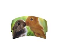 YOFIEN Cappello da golf regolabile con coniglio stampato "Rabbit Love", ideale per bambini.