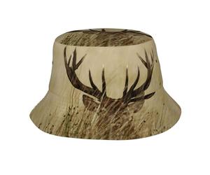YOFIEN Cervo dalla Coda Bianca e cerbiatto nella Natura Selvaggia Cappello a Secchiello per Uomo e Donna, Cappelli Estivi per Uomo e Donna