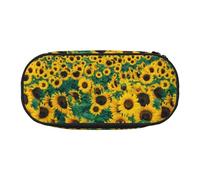 YOFIEN Molti bellissimi girasoli, piccolo astuccio portapenne di grande capacità, organizer per cancelleria da ufficio