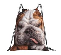 YOFIEN Zaino con coulisse e museruola per cani da compagnia, resistente all'acqua, per donne e uomini, per sport e palestra