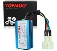 YOFMOO Box Racing CDI AC a 6 pin per scooter GY6 50 cc - 70 cc 80 cc 90 cc 110 cc 125 cc 150 cc motore a 4 tempi ATV, Go Kart, ciclomotore, quad, pit dirt mini Pocket Bike Chopper 6 pin 139QMB 152QMI