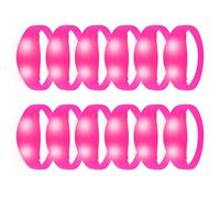 YOFOBU 12 braccialetti luminosi a LED attivati dal suono, braccialetto con luce lampeggiante per Capodanno, forniture per feste di Natale, bomboniere, regalo di compleanno, carnevale, concerti, eventi