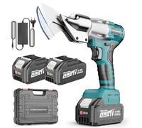 Yofuly Forbici Elettriche per Makita 18V 21V Batteria, 2 * 4000mAh Batterie Ahforbici per Metallo Senza Fili, Forbici per Lamiera Senza Fili per Tagliare l'acciaio, Testa Girevole a 360°
