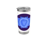 Yoga Ajna Consapevolezza Terzo Occhio Chakra Brahman Bicchiere termico in acciaio inox doppia parete