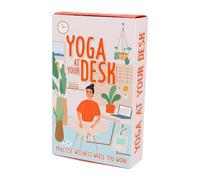 Yoga alla tua scrivania | Yoga da scrivania | Pacchetto di carte benessere | Sedia Yoga