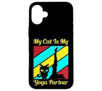 Yoga amante dei gatti, yoga divertente con grafica gatto, proprietario del gatto Custodia per iPhone 16 Plus
