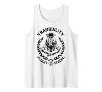 Yoga Astronauta Tranquility Flight School Meditazione Zen Canotta